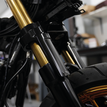 ARLEN NESS GOLD AND BLACK 49MM FORK TUBES